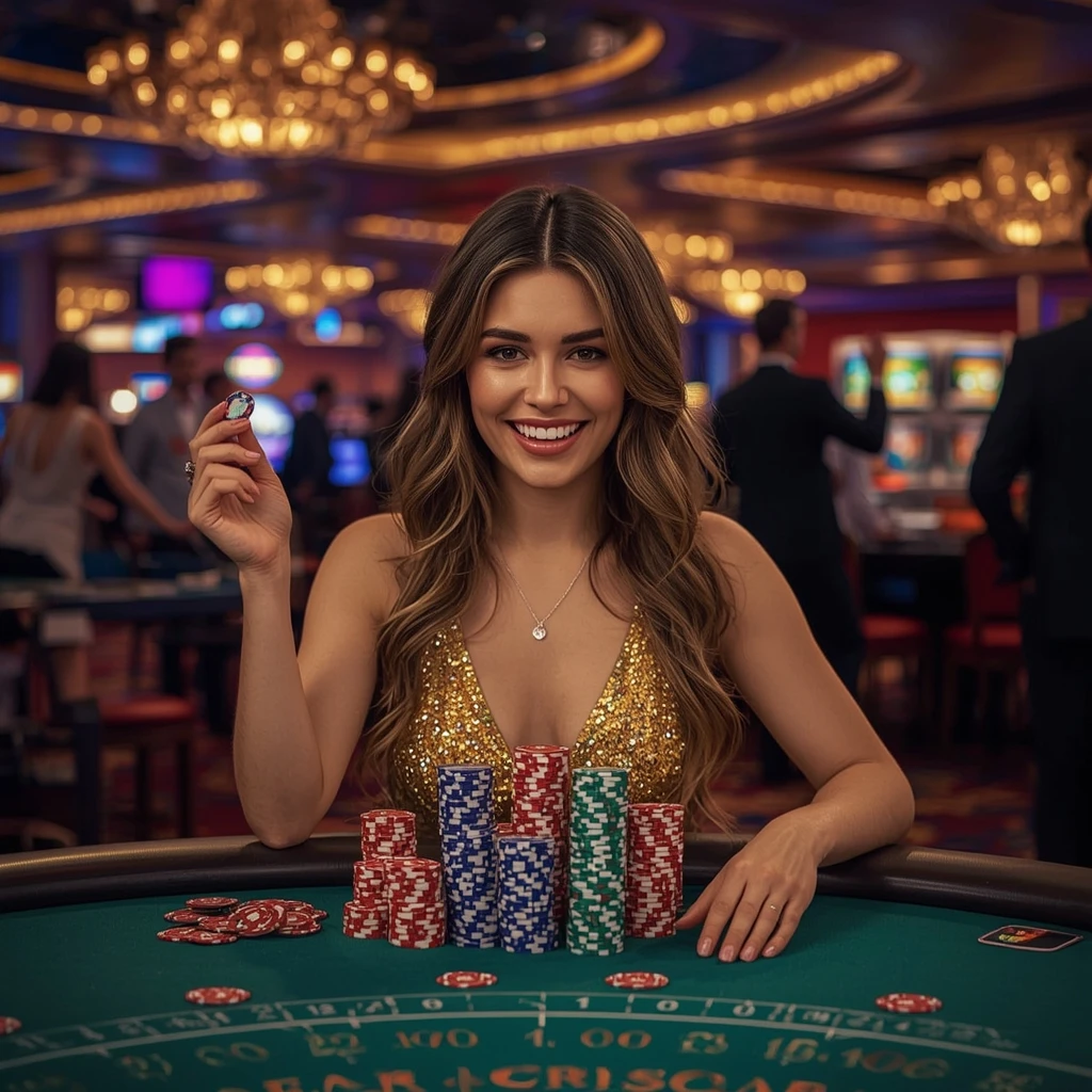 bonus dans les mains de l'homme au casino AMON CASINO