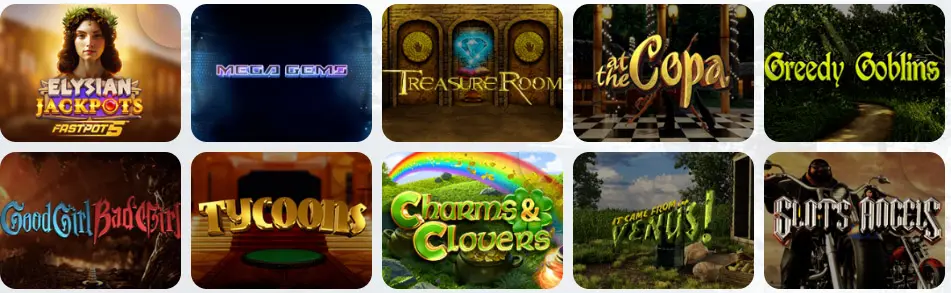 Les Jackpots au AMON CASINO